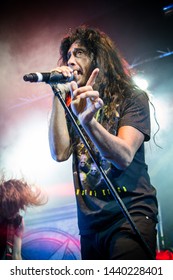 Joey Belladonna, Lead Singer Of Anthrax Band, Live At Manchester Academy UK, February 2017 