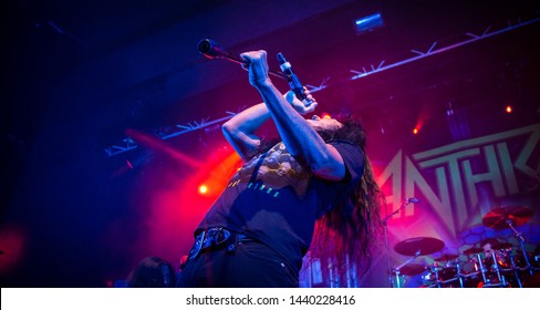 Joey Belladonna, Lead Singer Of Anthrax Band, Live At Manchester Academy UK, February 2017 