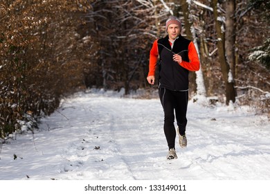 Jogger In The Winter