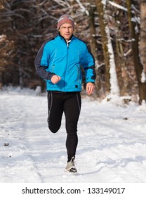 Jogger In The Winter