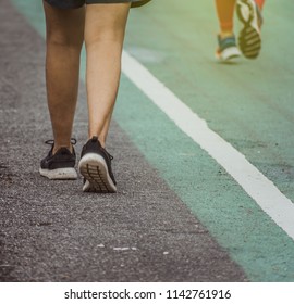 Jogging after work