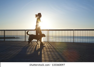 Jogging With Dog