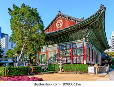 Jogyesa Temple In Seoul , South Korea