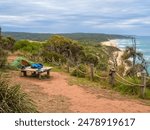 At the Johanna Beach Campground on the Great Ocean Walk - Johanna, Victoria, Australia