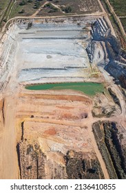 Johannesbug, Western Cape, South Africa - 03.25.2021 Aerial View Of A Mine