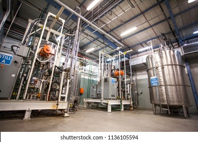 Johannesburg, South Africa - 17 November, 2015: Interior Of A Pharmaceutical Manufacturing Facility. 