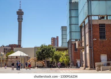 Johannesburg, South Africa, 17th February - 2019: Exterior View Of Constitutional Court In City.