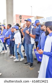 Johannesburg, South Africa – April 7, 2017: Mmusi Maimane At The Zuma Must Fall Protest March

