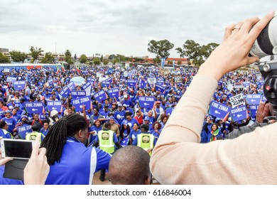 Johannesburg, South Africa – April 7, 2017: Mmusi Maimane At The Zuma Must Fall Protest March