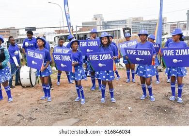 Johannesburg, South Africa – April 7, 2017: Mmusi Maimane At The Zuma Must Fall Protest March