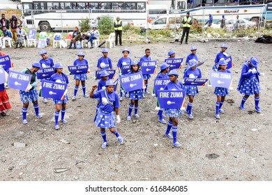 Johannesburg, South Africa – April 7, 2017: Mmusi Maimane At The Zuma Must Fall Protest March