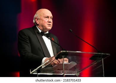 Johannesburg, South Africa - August 16, 2013: F. W. De Klerk, Former State President Of Republic Of South Africa