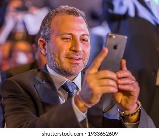 Johannesburg, South Africa - February 02-2017, Former Lebanese Foreign Minister Gebran Bassil 