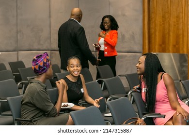 Johannesburg, South Africa - February 9, 2017: Diverse Delegates Networking At Educational Event