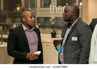 Johannesburg, South Africa - February 9, 2017: Diverse Delegates Networking At Educational Event