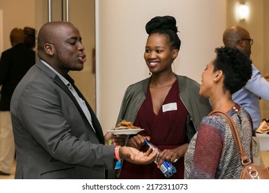 Johannesburg, South Africa - February 9, 2017: Diverse Delegates Networking At Educational Event