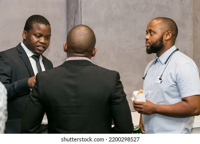 Johannesburg, South Africa - February 9, 2017: Diverse Delegates Networking At Educational Event