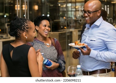 Johannesburg, South Africa - February 9, 2017: Diverse Delegates Networking At Educational Event