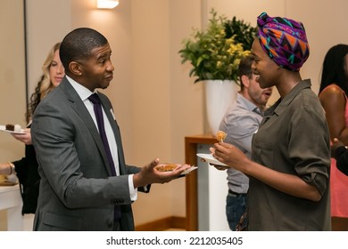 Johannesburg, South Africa - February 9, 2017: Diverse Delegates Networking At Educational Event