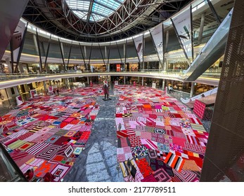 Johannesburg, South Africa - July 12, 2022 - Fourways Mall, Absa Bank Helps Donate Half A Ton Of Blankets To Those In Need