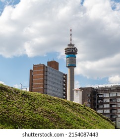 Johannesburg, South Africa - May 07, 2022 - Hillbrow Communication Tower