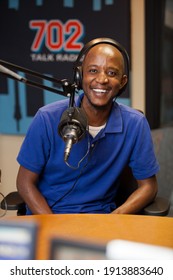 Johannesburg, South Africa - November 11, 2012: Tshego Modisane, Radio 702 DJ And Radio Personality