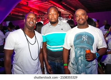 JOHANNESBURG, SOUTH AFRICA - Oct 14, 2021: A VIP Guests Posing For A Photo At Drake Music Concert