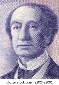 John A. Macdonald Portrait From Canadian Money