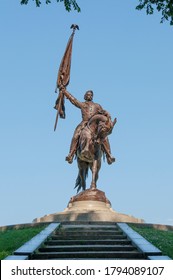 John Alexander Logan Monument One A Sky Background