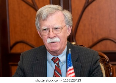 John Bolton National Security Advisor To The United States During A Visit To Kyiv, Ukraine. 24-08-2018