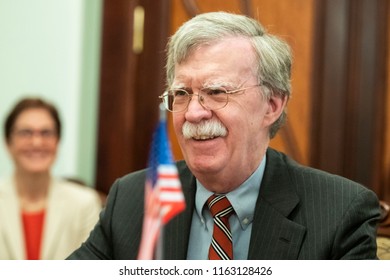 John Bolton National Security Advisor To The United States During A Visit To Kyiv, Ukraine. 24-08-2018