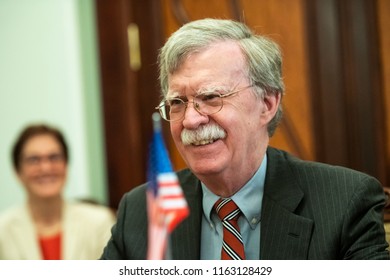 John Bolton National Security Advisor To The United States During A Visit To Kyiv, Ukraine. 24-08-2018