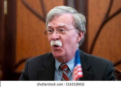 John Bolton National Security Advisor To The United States During A Visit To Kyiv, Ukraine. 24-08-2018