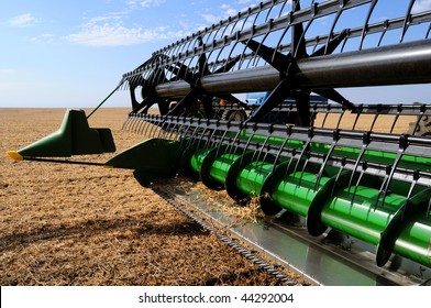 John Deere combine implement