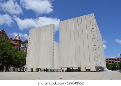 John F. Kennedy Memorial Plaza In Dallas, Texas