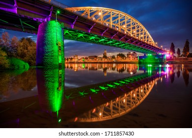 John Frost Bridge Cityscape Arnhem Stock Photo 1711857430 | Shutterstock