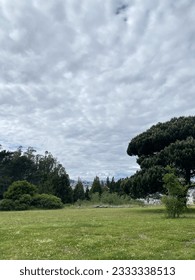 John McLaren Park with cloudy sky in San Francisco summer time