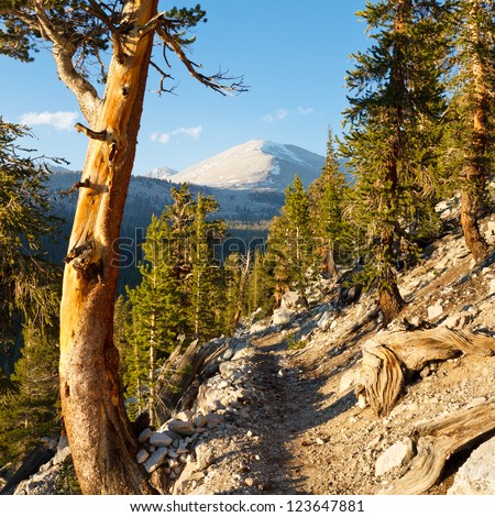 John Muir Trail & Pacific Crest Trail in the Sierra Nevada, California, USA