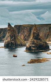 John o' Groats - Scotland seascape from the coast - Europe 
