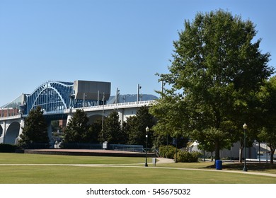 John Ross Bridge On Market Street In Chattanooga, Tennessee