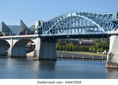 John Ross Bridge On Market Street In Chattanooga, Tennessee