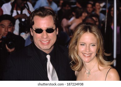 John Travolta And Kelly Preston At Premiere Of SWORDFISH, NY 5/11/2001