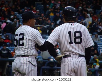 Johnny Damon And First Base Coach