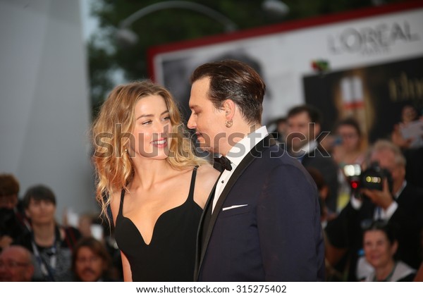 Johnny Depp Amber Heard Attend Premiere Stock Photo Edit Now 315275402