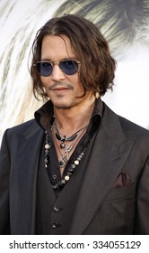 Johnny Depp at the Los Angeles premiere of 'Dark Shadows' held at the Grauman's Chinese Theater in Hollywood, USA on May 7, 2012.