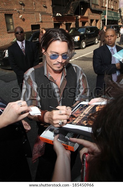 Johnny Depp Talk Show Appearance Late Stock Photo 185450966 | Shutterstock