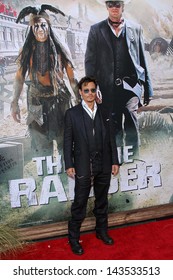 Johnny Depp at "The Lone Ranger" Premiere, Disney's California Adventure, Anaheim, CA 06-22-13