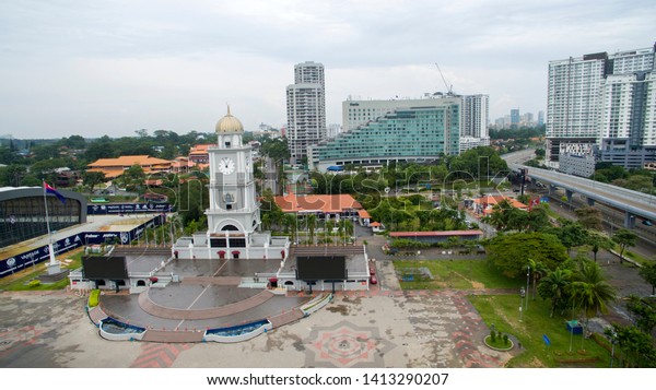 Johor Bahru Malaysia Jun 12019 Aerial Stock Photo (Edit Now 