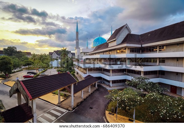 Johor Bahrumalaysiajuly 23 2017the Library Sultanah Stock Photo Edit Now 686409370
