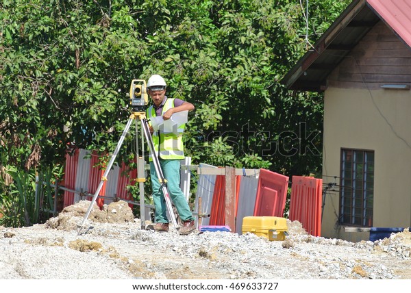 Johor Malaysia June 21 2016 Surveyor Stock Photo Edit Now 469633727